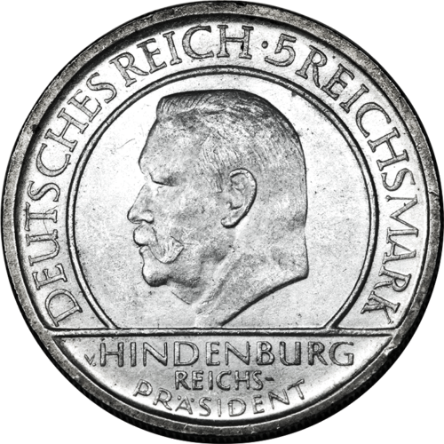 5 Reichsmarks 1929 Weimar Constitution Germany Silver Coin (1)