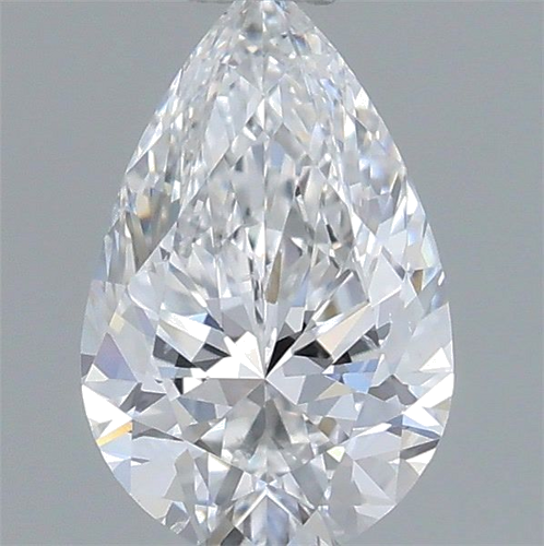0.5 carat D-SI2 Natūralus Pear Deimantas (1)