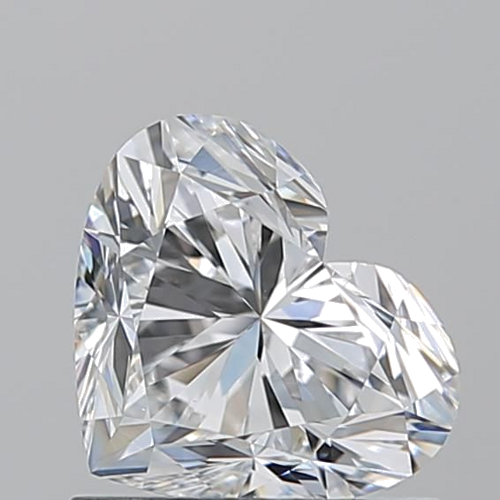 1.01 carat E-VS1 Natūralus Heart Deimantas (1)