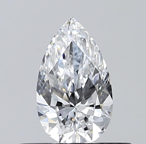 0.35 carat D-IF Natūralus Pear Deimantas (1)