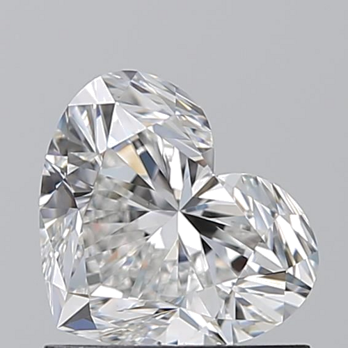 1.01 carat F-VS2 Natūralus Heart Deimantas (1)