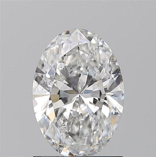 1.2 carat F-SI2 Natūralus Oval Deimantas (1)