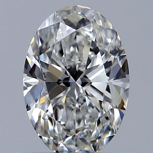 0.51 carat F-VVS1 Natūralus Oval Deimantas (1)