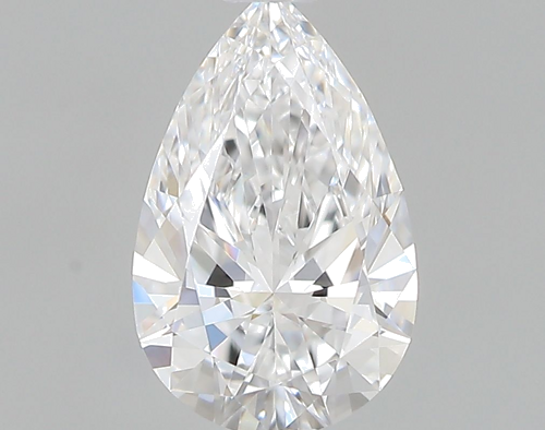 0.52 carat D-VVS2 Natūralus Pear Deimantas (1)