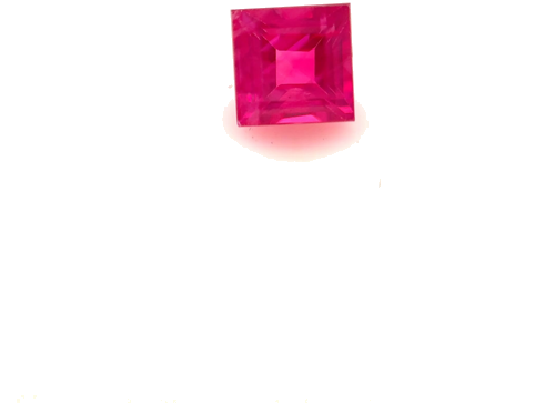0.59 carat RED Square Rubinas (1)