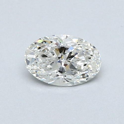 0.5 carat H-SI1 Natūralus Oval Deimantas (1)