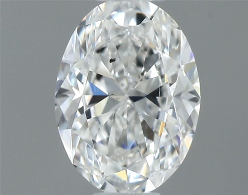 0.3 carat E-SI1 Natūralus Oval Deimantas (1)
