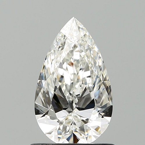 0.9 carat G-VS1 Natūralus Pear Deimantas (1)