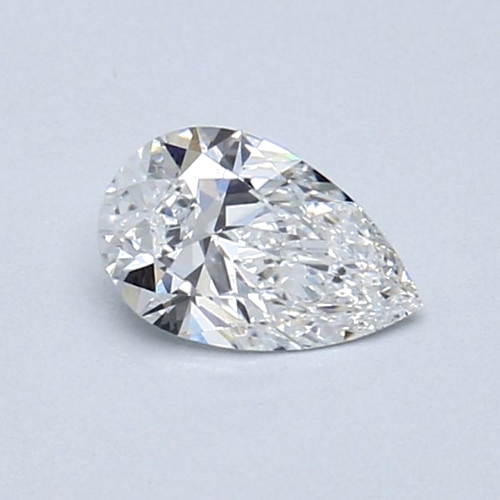 0.4 carat F-VS2 Natūralus Pear Deimantas (1)
