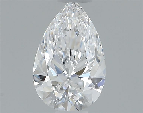 0.34 carat D-VVS2 Natūralus Pear Deimantas (1)