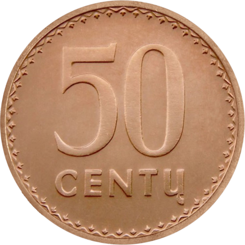 1991 Литва 10, 20, 50 цента комплект (3)