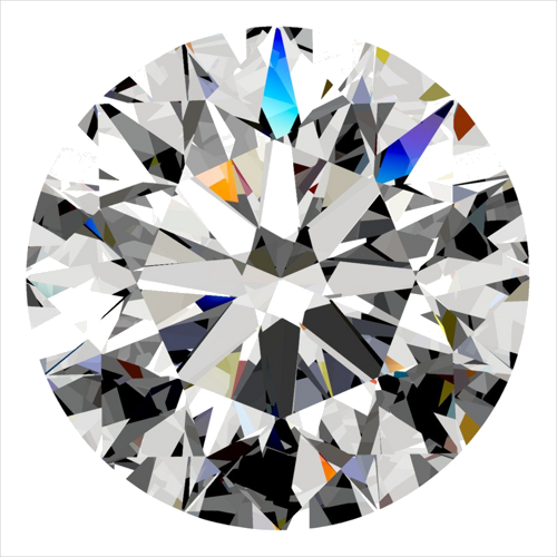 0.34 carat D-SI1 Excellent cut Natūralus Round Deimantas (1)