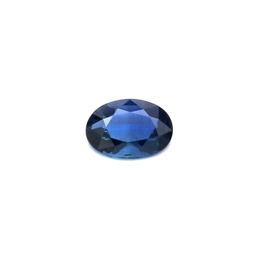 0.9 carat BLUE BRILLIANTSTEP cut Oval Safyras (1)