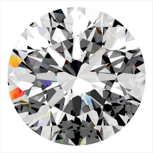 0.3 carat G-VVS2 Excellent cut Natūralus Round Deimantas (1)