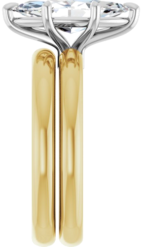 Sužadėtuvių Žiedas „Claw-Prong Euro Shank“ 14k yellow/white gold Marquise 13mm x 6.5mm (9)