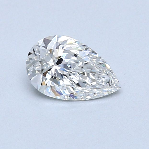 0.5 carat E-VS2 Natūralus Pear Deimantas (1)