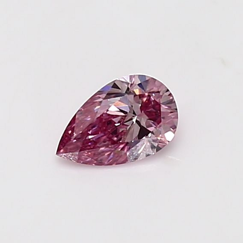 0.31 carat Purplish Pink-VS2 Natūralus Pear Deimantas (1)