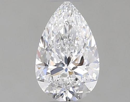 0.4 carat D-VS2 Natūralus Pear Deimantas (1)