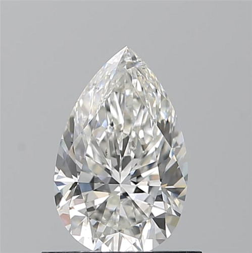 0.7 carat G-SI1 Natūralus Pear Deimantas (1)