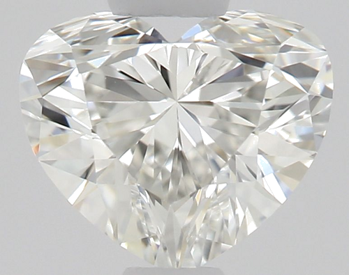 0.52 carat G-VVS1 Natūralus Heart Deimantas (1)