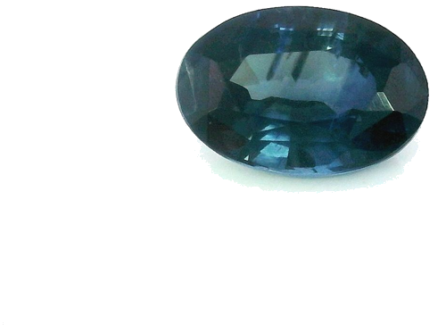 0.69 carat BLUE Oval Safyras (1)