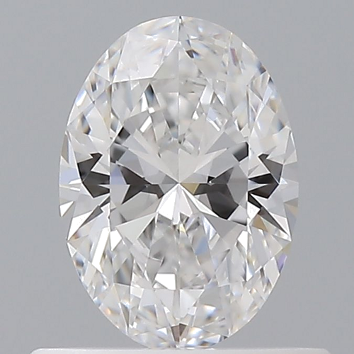 0.54 carat D-VVS2 Natūralus Oval Deimantas (1)