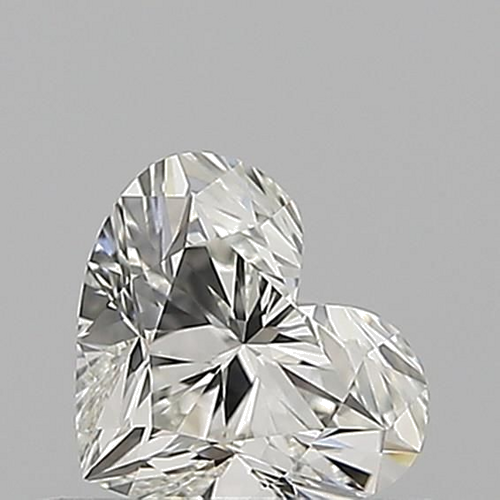 0.53 carat I-VVS1 Natūralus Heart Deimantas (1)