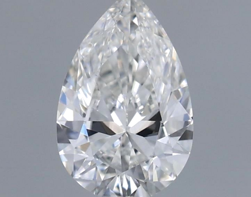 0.3 carat F-VVS2 Natūralus Pear Deimantas (1)