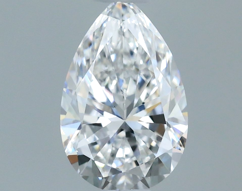 0.5 carat D-IF Natūralus Pear Deimantas (1)