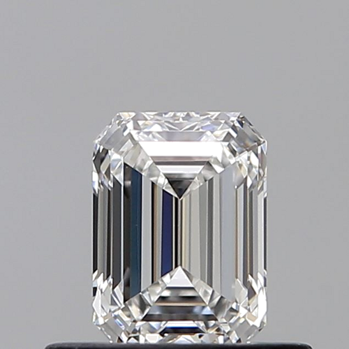 0.51 carat F-VVS2 Natūralus Emerald Deimantas (1)