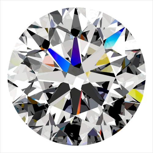 0.3 carat E-VVS2 Very Good cut Natūralus Round Deimantas (1)