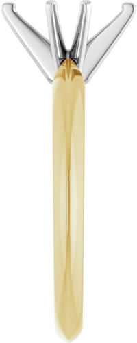 14K Yellow   White Marquise 6-Prong Light Solitaire Engagement Ring Mounting (4)