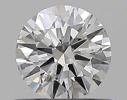 0.5 carat F-SI2 Excellent cut Natūralus Round Deimantas (1)
