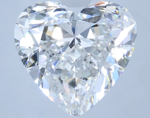 2.23 carat F-SI1 Natūralus Heart Deimantas (1)