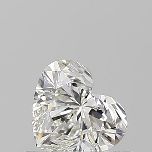 0.57 carat I-VVS1 Natūralus Heart Deimantas (1)
