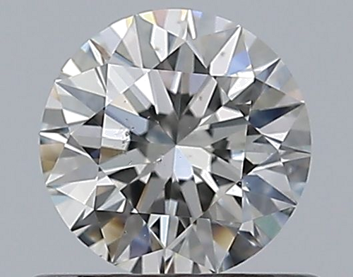 0.52 carat G-SI2 Excellent cut Natūralus Round Deimantas (1)