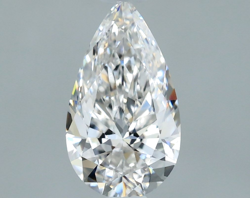 0.74 carat F-VS2 Natūralus Pear Deimantas (1)