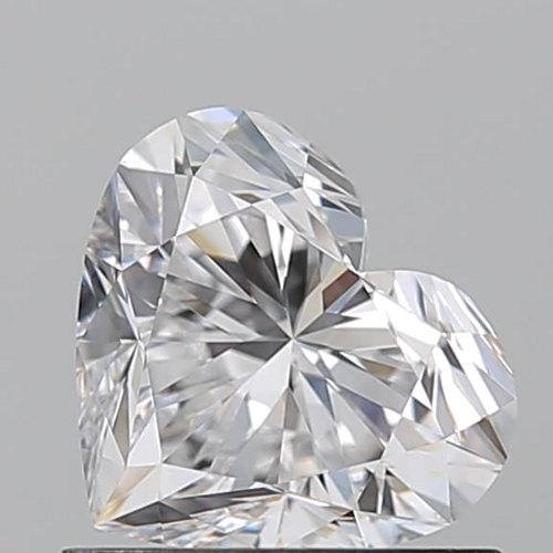 0.9 carat D-VVS1 Natūralus Heart Deimantas (1)
