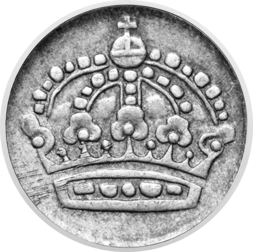 25 эре (1950–1973) Швеция серебряная монета (2)