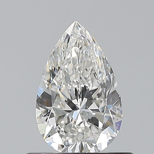 0.6 carat G-VS2 Natūralus Pear Deimantas (1)