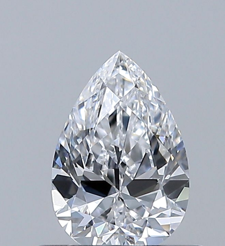 0.5 carat D-VVS2 Natūralus Pear Deimantas (1)
