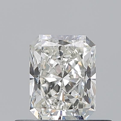 0.51 carat H-VVS1 Natūralus Radiant Deimantas (1)