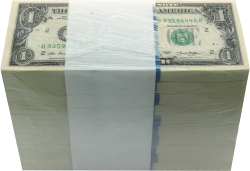 Официальный комплект из 1 банкноты США доллара (1 USD x 1000 шт.) (2)