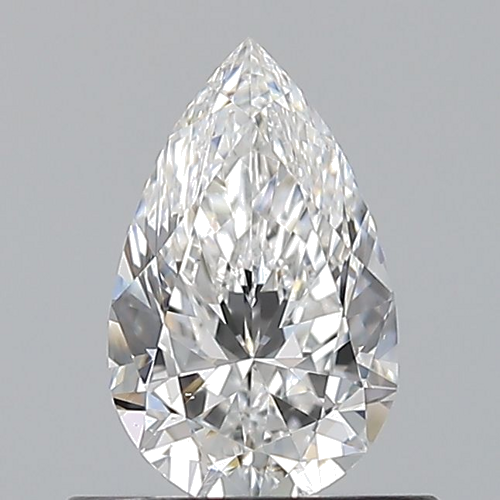0.56 carat E-VS2 Natūralus Pear Deimantas (1)