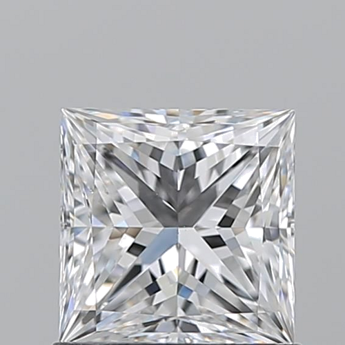 1.01 carat E-VS2 Natūralus Princess Deimantas (1)