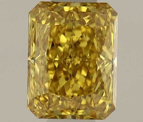 0.45 carat Fancy Deep Orangey Yellow-VS2 Natūralus Radiant Deimantas (1)