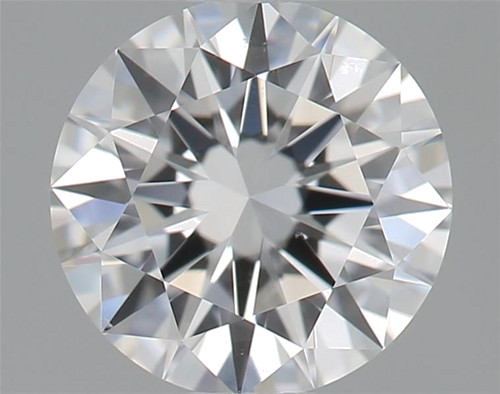 0.52 carat E-SI1 Excellent cut Natūralus Round Deimantas (1)