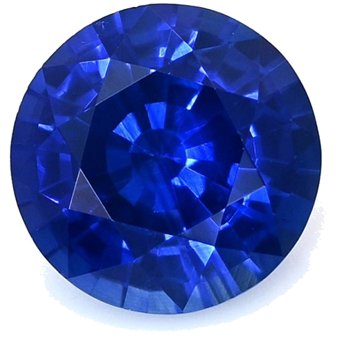 0.69 carat BLUE Round Safyras (1)
