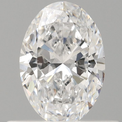 0.53 carat D-SI2 Natūralus Oval Deimantas (1)