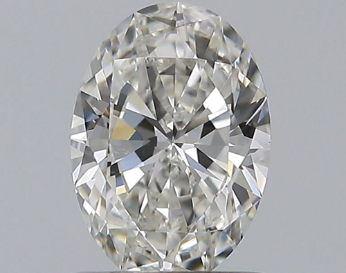 0.7 carat H-SI1 Natūralus Oval Deimantas (1)